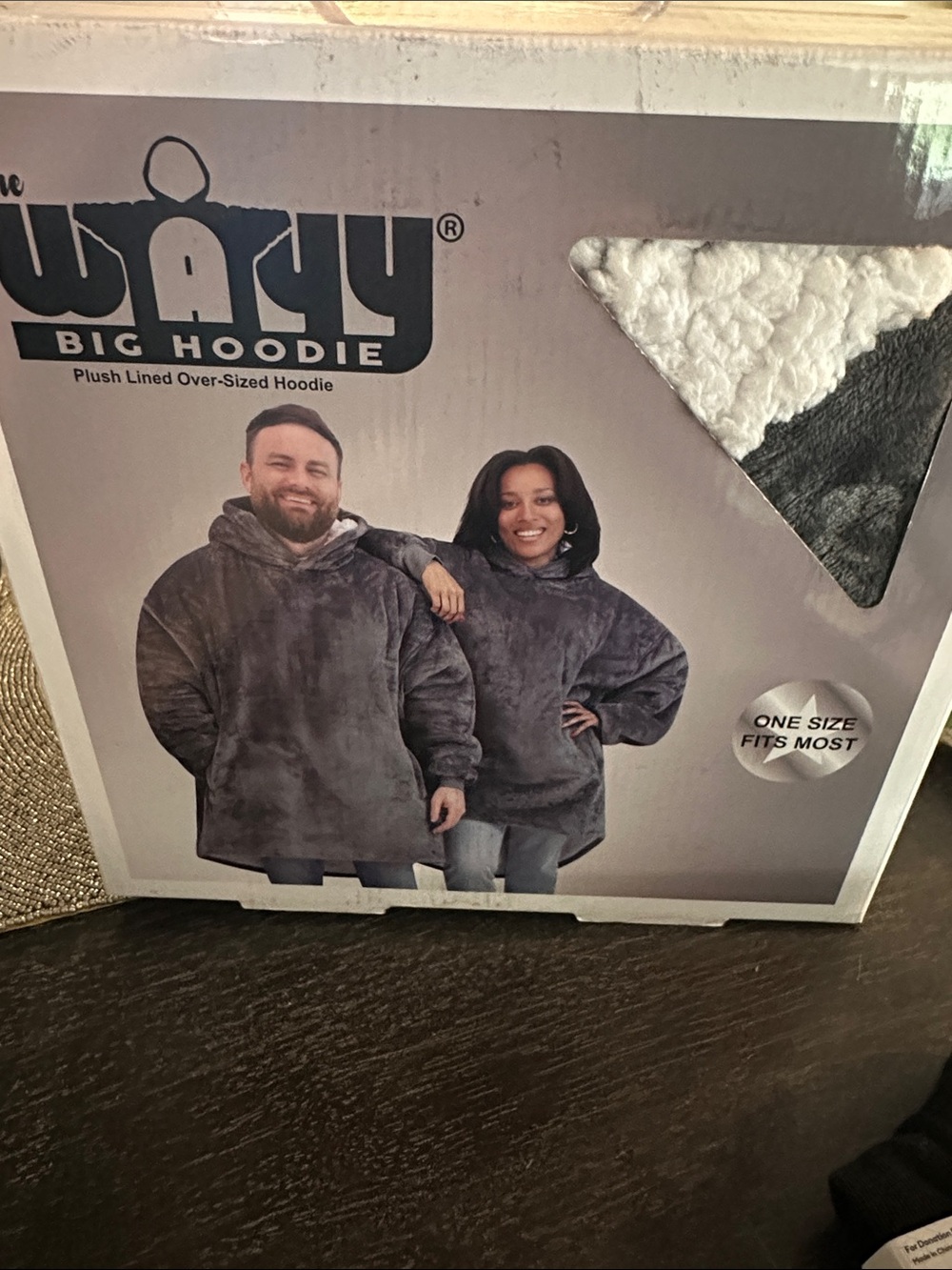 Comfy oversized winter hoodie